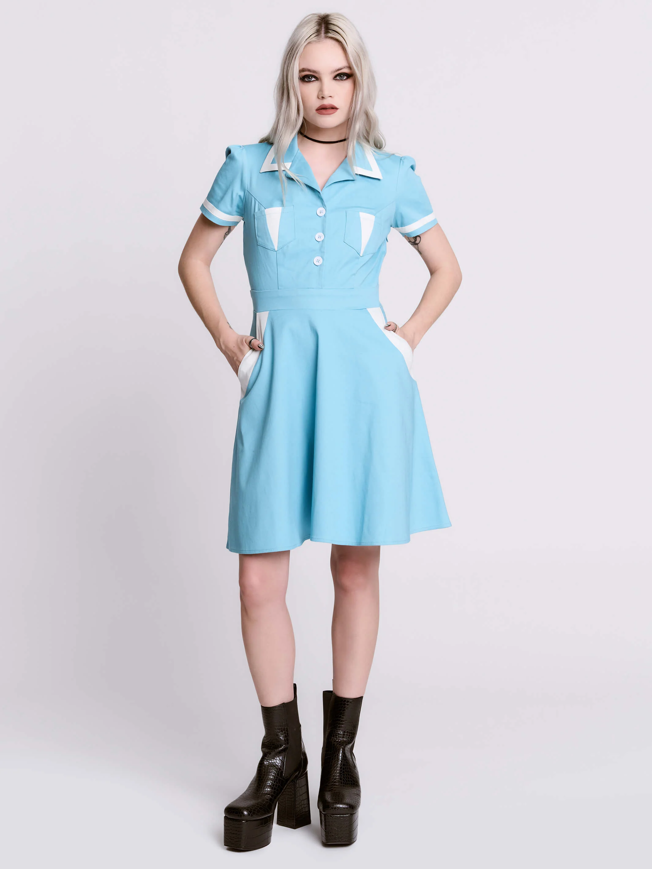 Black Lodge Waitress Dress - Image 4