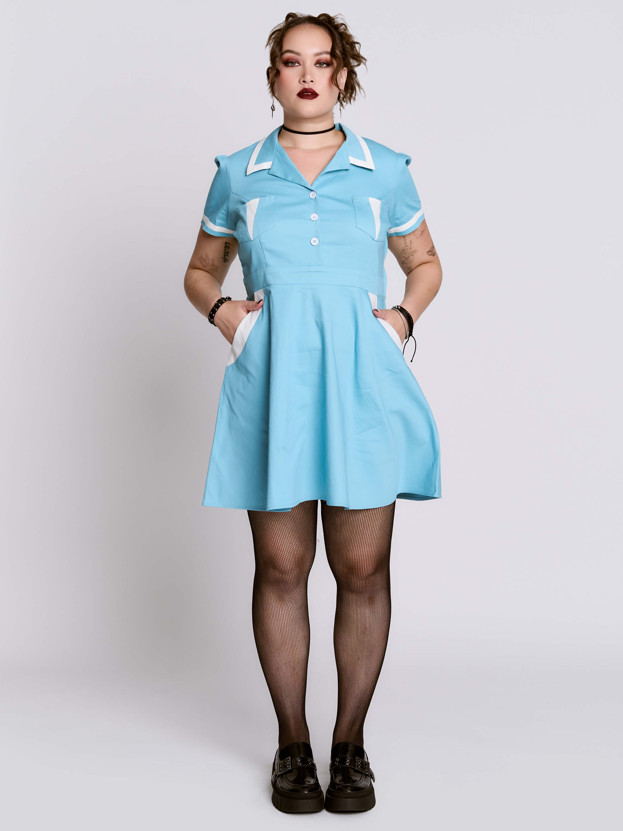 Black Lodge Waitress Dress - Image 5