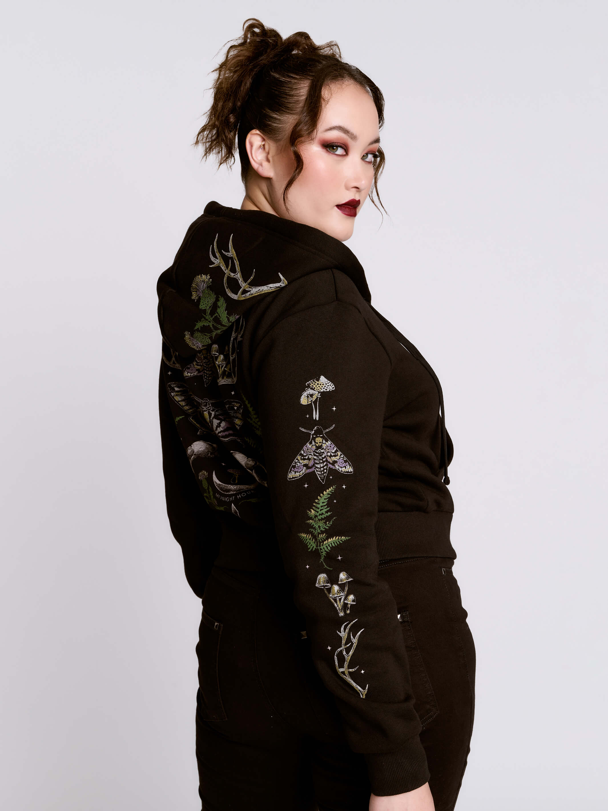 Cropped Forest Witch Hoodie - Image 10