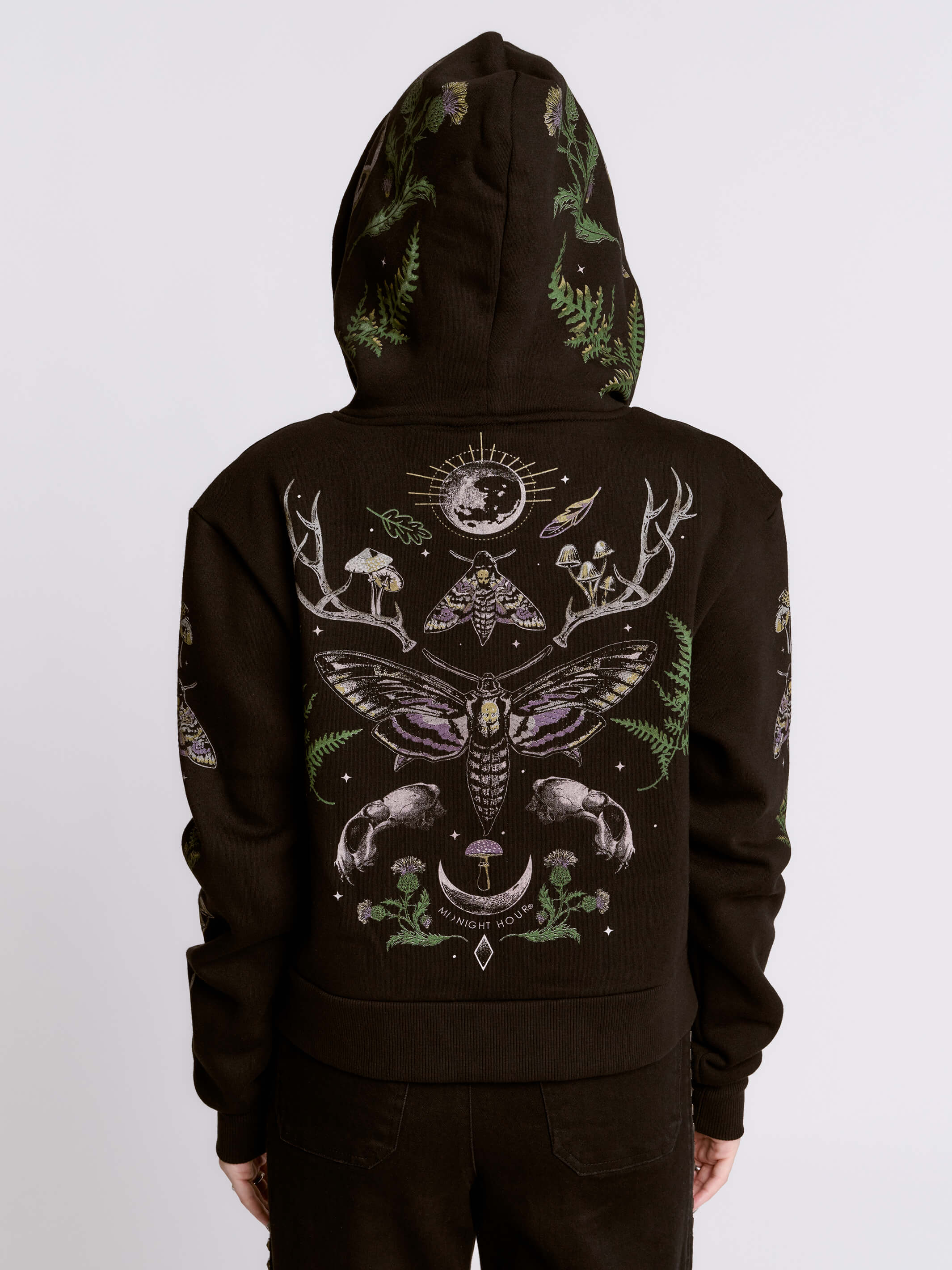 Cropped Forest Witch Hoodie - Image 12