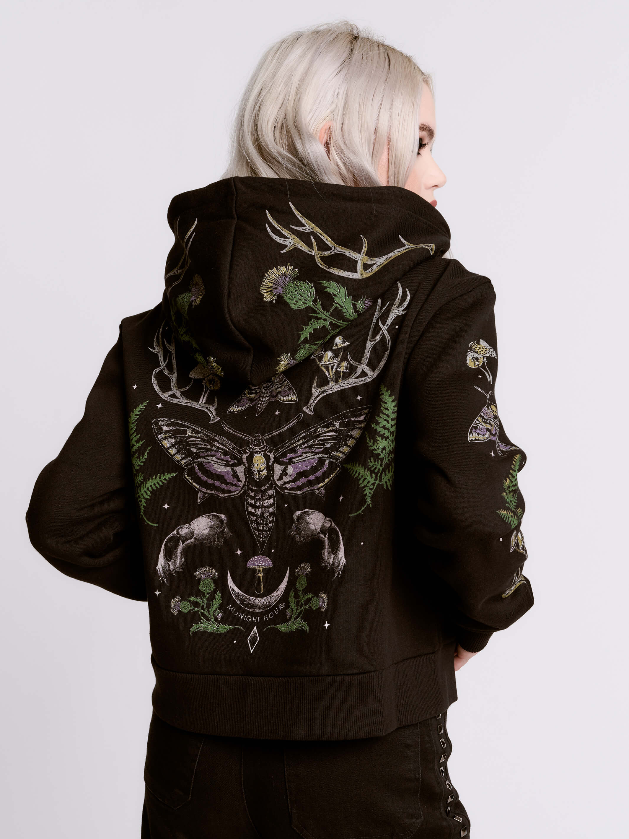 Cropped Forest Witch Hoodie - Image 8