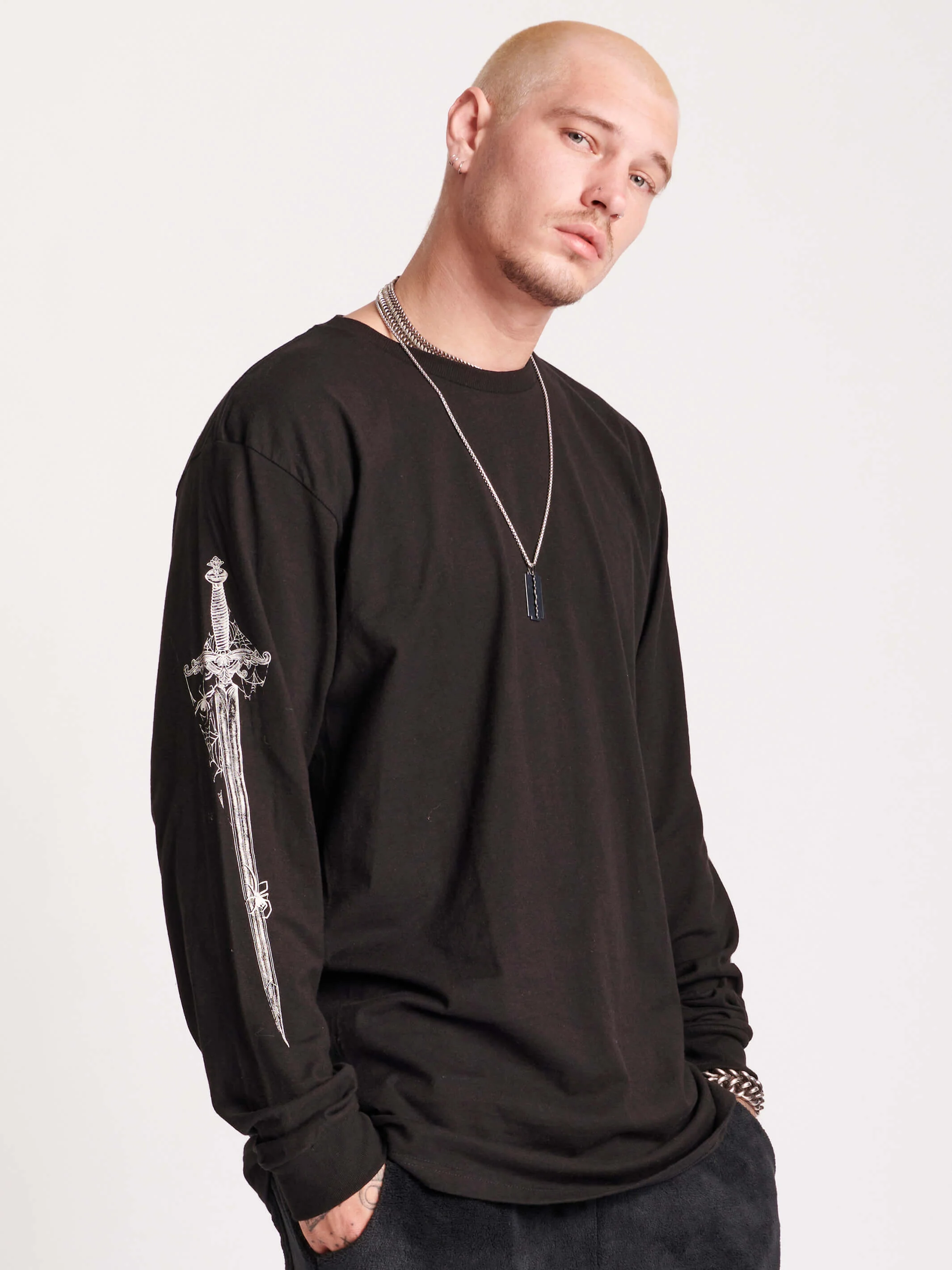 Dagger Long Sleeve T-shirt - Image 3