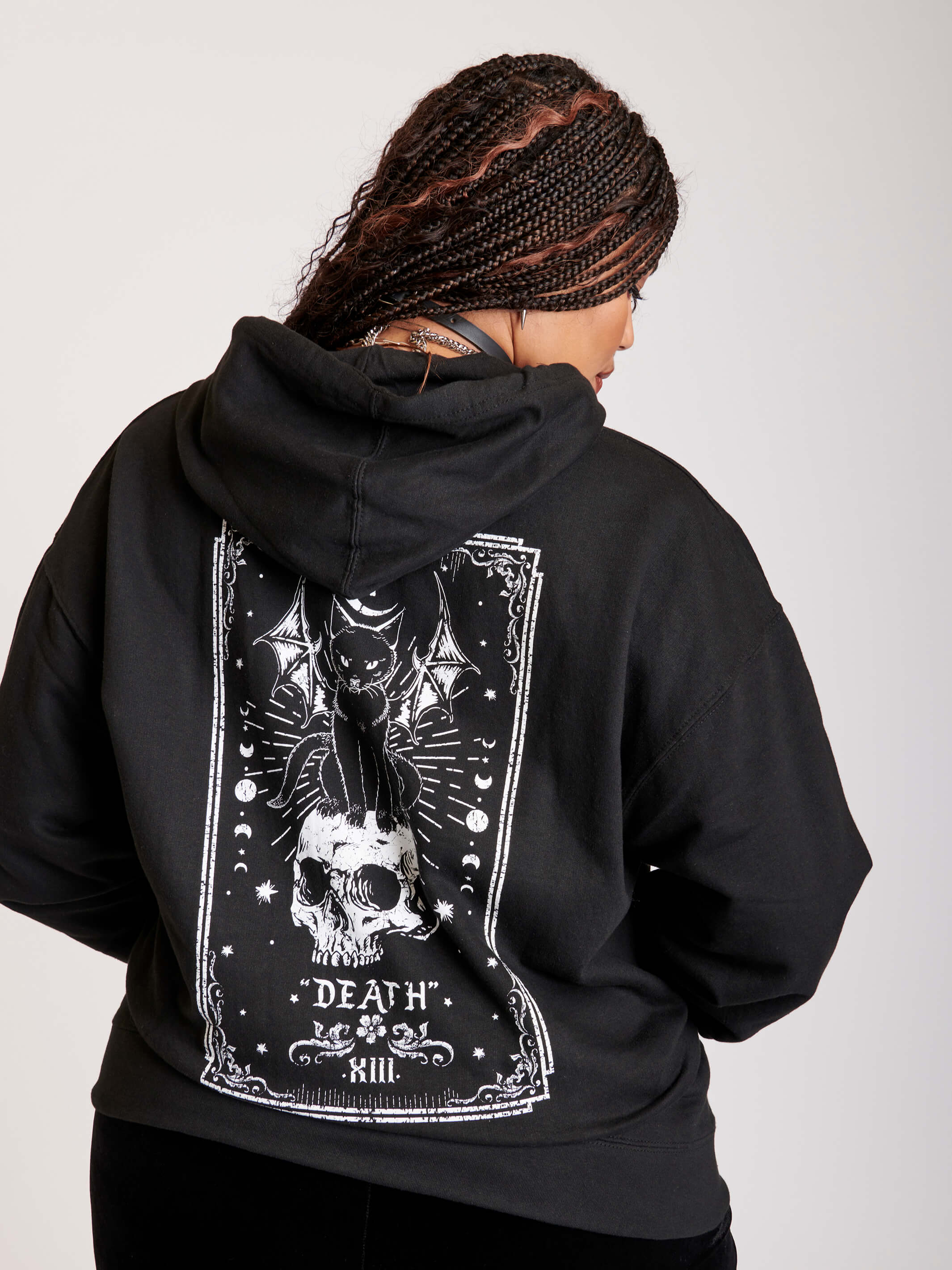 Death Tarot Zip Up Hoodie - Image 6