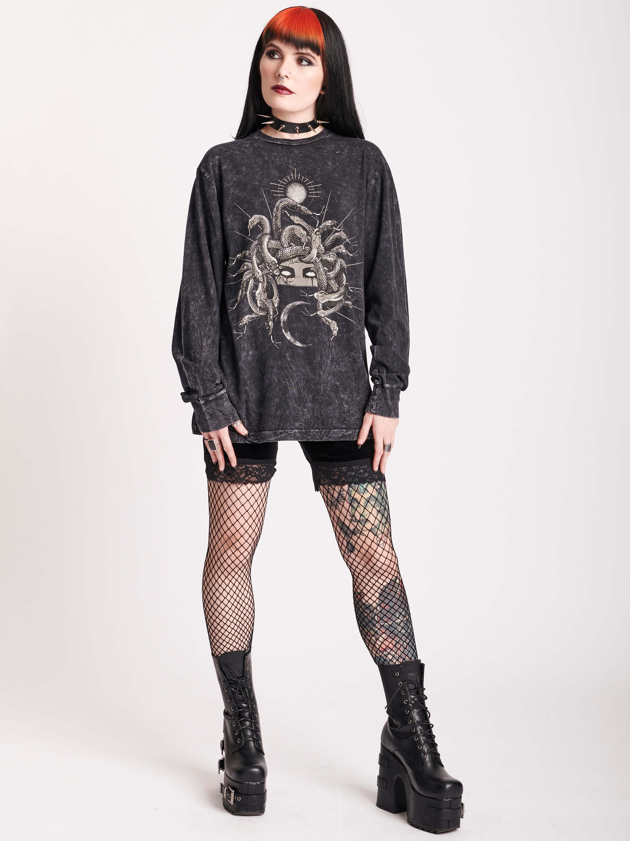 Mineral Wash Medusa T-Shirt - Image 6
