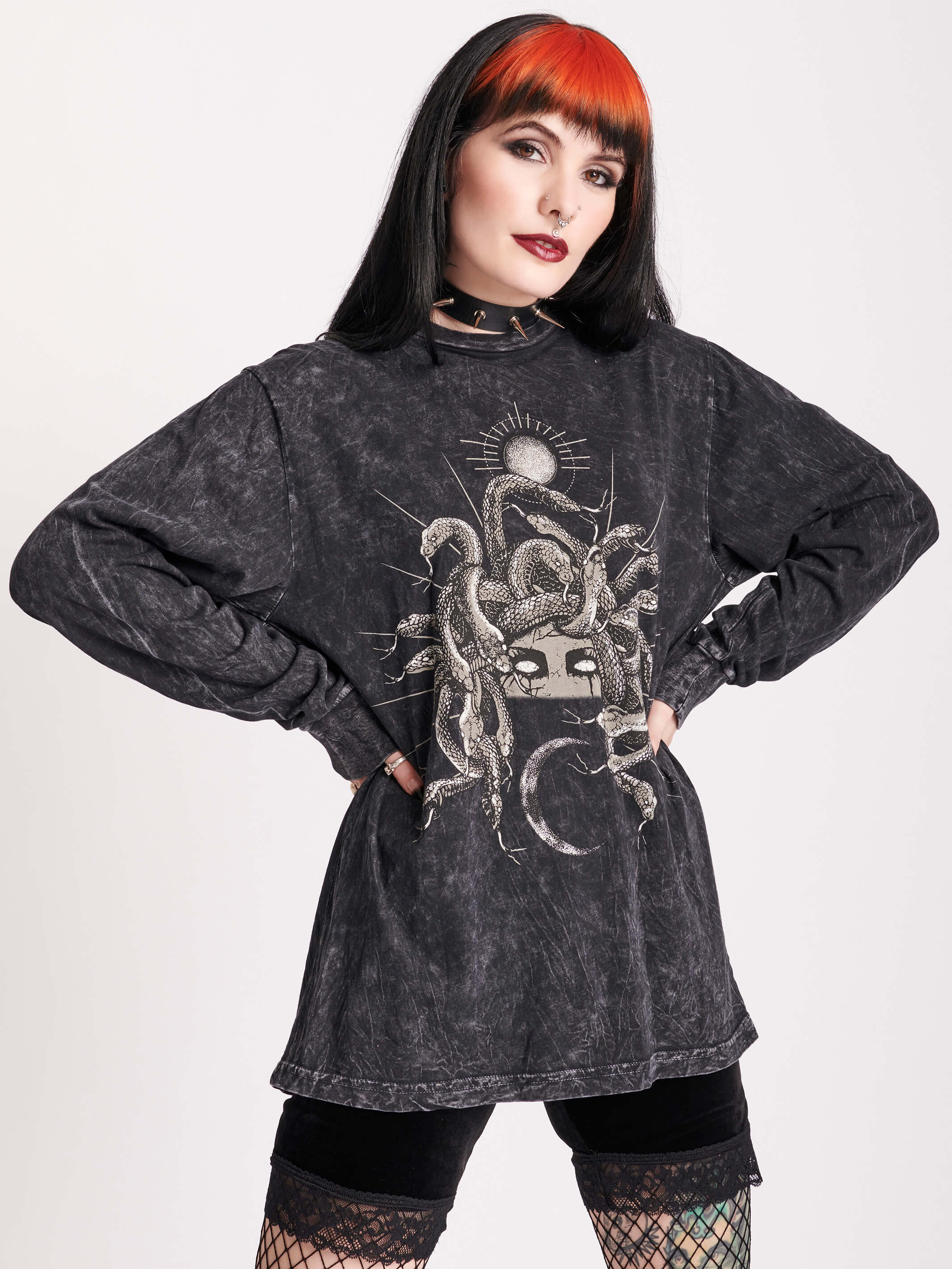 Mineral Wash Medusa T-Shirt - Image 8