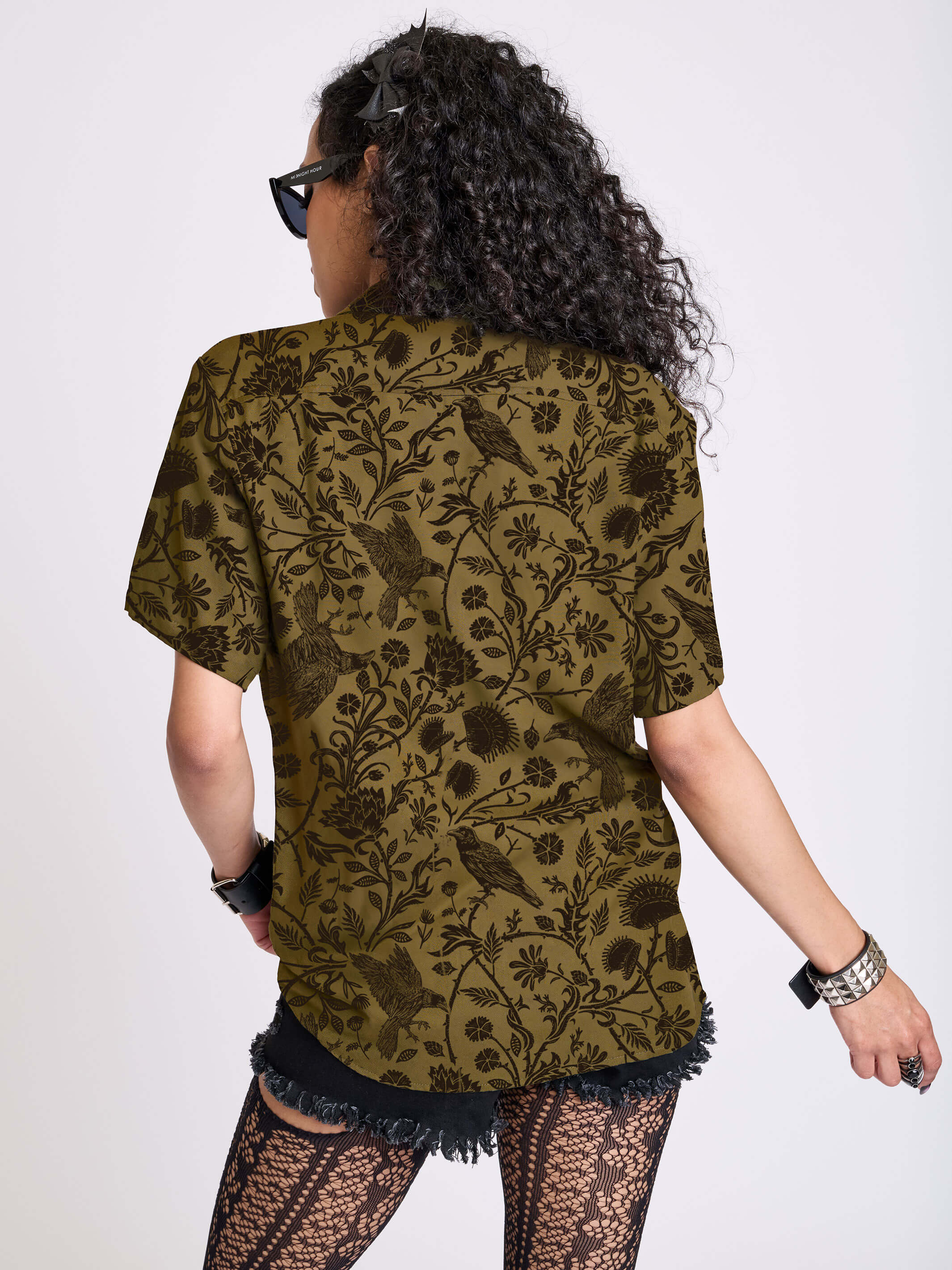 Raven Brocade Shirt - Image 6