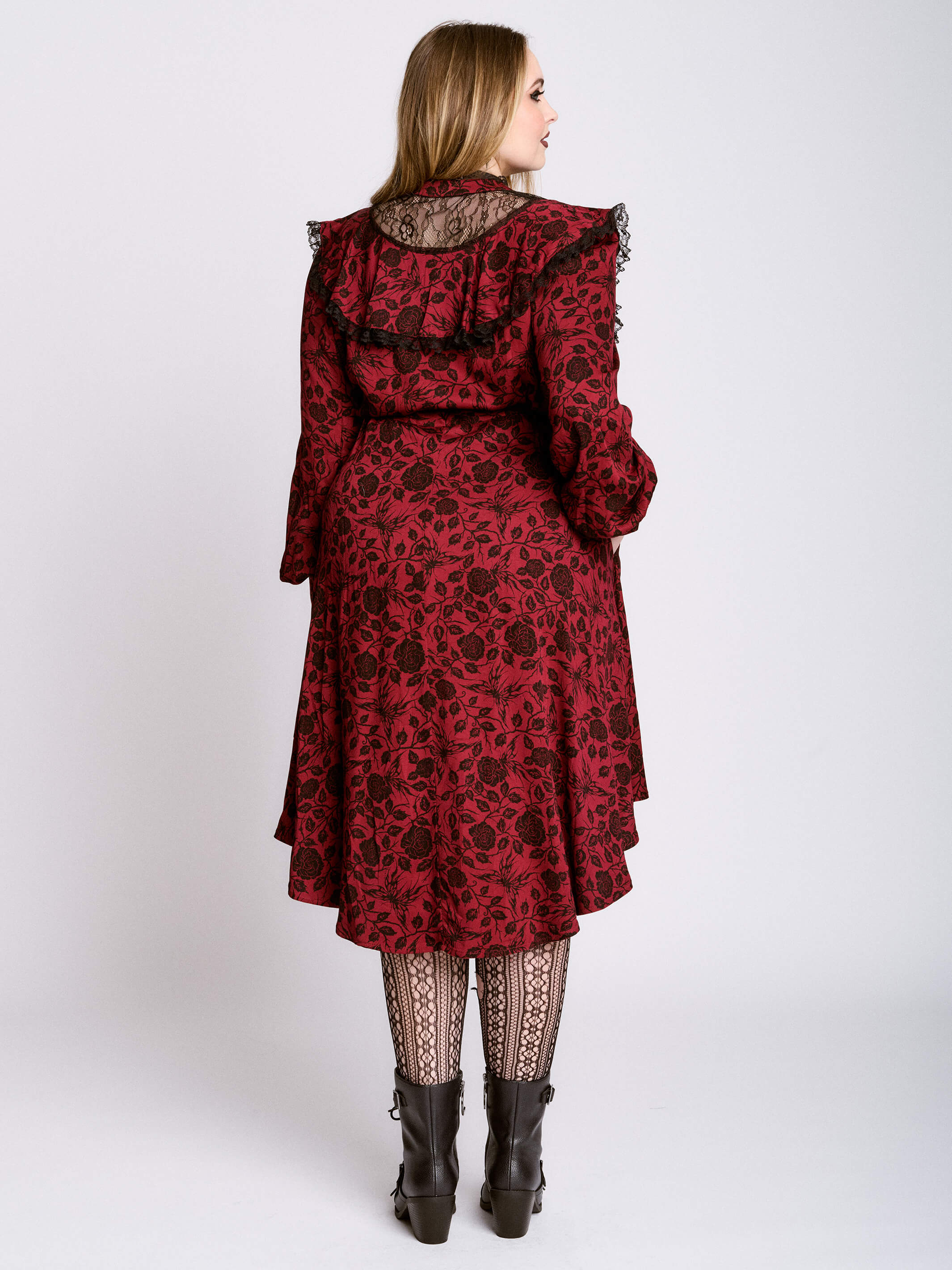 Sigil Rose Victorian Lace Dress - Image 12
