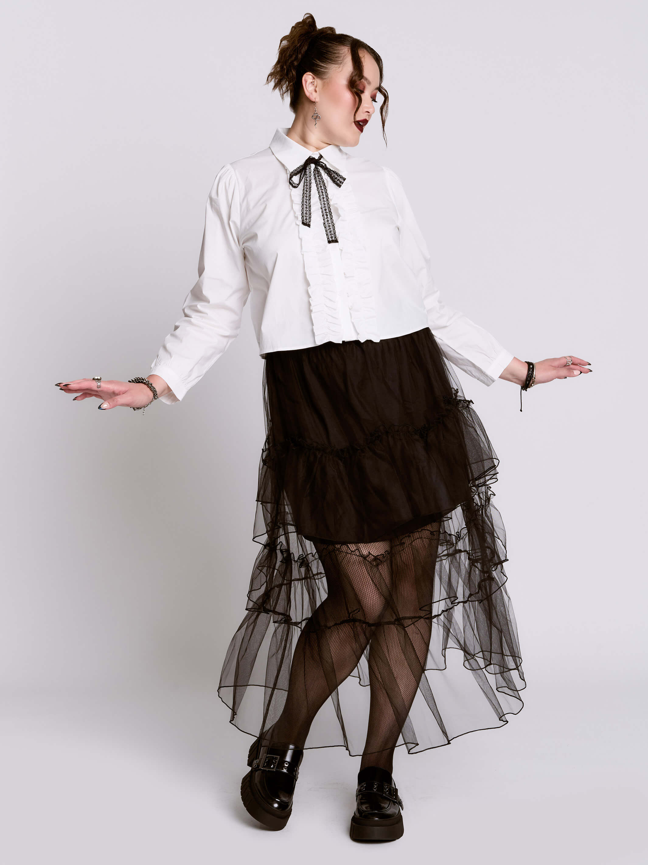 Tulle Ruffle Skirt - Image 5